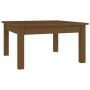 Mesa de centro madera maciza de pino marrón miel 55x55x30 cm de vidaXL, Mesas de centro - Ref: Foro24-814232, Precio: 48,24 €...