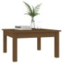 Mesa de centro madera maciza de pino marrón miel 55x55x30 cm de vidaXL, Mesas de centro - Ref: Foro24-814232, Precio: 48,24 €...