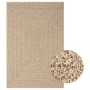 ZIZUR jute look indoor and outdoor rug 120x170cm by vidaXL, Rugs - Ref: Foro24-364831, Price: 53,89 €, Discount: %