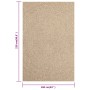 ZIZUR Teppich Jute Optik Innen und Außen 160x230 cm von vidaXL, Teppiche - Ref: Foro24-364841, Preis: 91,78 €, Rabatt: %