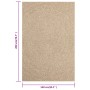 Alfombra ZIZUR apariencia de yute interior y exterior 140x200cm de vidaXL, Alfombras - Ref: Foro24-364840, Precio: 82,81 €, D...