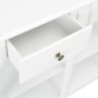 Mesa consola madera de ingeniería blanca 110x30x76 cm de vidaXL, Mesas consola - Ref: Foro24-355222, Precio: 179,93 €, Descue...