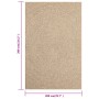 ZIZUR Jute-Look-Teppich für drinnen und draußen, 200 x 290 cm von vidaXL, Teppiche - Ref: Foro24-364842, Preis: 112,61 €, Rab...