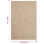 ZIZUR Jute-Look-Teppich für drinnen und draußen, 120 x 170 cm von vidaXL, Teppiche - Ref: Foro24-364839, Preis: 56,75 €, Raba...