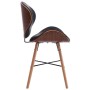 Dining chairs, 2 units, dark gray fabric and curved wood by vidaXL, dining chairs - Ref: Foro24-283142, Price: 208,91 €, Disc...