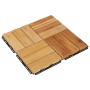 Baldosas de terraza 20 uds madera maciza teca 30x30 cm de vidaXL, Suelos y moquetas - Ref: Foro24-3152104, Precio: 125,99 €, ...