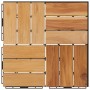 Baldosas de terraza 20 uds madera maciza teca 30x30 cm de vidaXL, Suelos y moquetas - Ref: Foro24-3152104, Precio: 125,99 €, ...