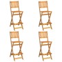 Garden bar furniture set 5 pieces solid acacia wood by vidaXL, Garden sets - Ref: Foro24-3104962, Price: 414,92 €, Discount: %