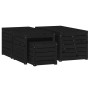 Garden box set 4 pieces solid black pine wood by vidaXL, Outdoor storage boxes - Ref: Foro24-3154670, Price: 303,31 €, Discou...