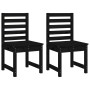 Garden dining set 4 pieces solid black pine wood by vidaXL, Garden sets - Ref: Foro24-3154693, Price: 273,90 €, Discount: %