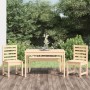 4-teilige Garten-Essgarnitur aus massivem Kiefernholz von vidaXL, Gartensets - Ref: Foro24-3154701, Preis: 265,15 €, Rabatt: %