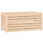 Juego de cajas de jardín 4 piezas madera maciza de pino de vidaXL, Cajas de almacenaje para exteriores - Ref: Foro24-3154666,...