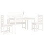 Garden dining set, 4 pieces, solid white pine wood by vidaXL, Garden sets - Ref: Foro24-3154690, Price: 376,23 €, Discount: %