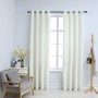 Blackout curtains with rings 2 pcs cream velvet 140x175 cm by vidaXL, Curtains and curtains - Ref: Foro24-134512, Price: 34,9...