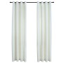 Blackout curtains with rings 2 pcs cream velvet 140x175 cm by vidaXL, Curtains and curtains - Ref: Foro24-134512, Price: 34,9...