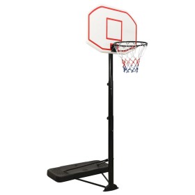 Canasta de baloncesto polietileno blanco 258-363 cm de vidaXL, Canastas de baloncesto - Ref: Foro24-93648, Precio: 188,99 €, ...