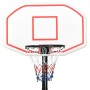 White polyethylene basketball basket 258-363 cm by vidaXL, basketball baskets - Ref: Foro24-93648, Price: 188,99 €, Discount: %