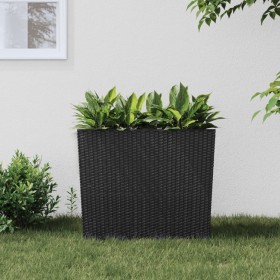 Planter with removable interior PP rattan anthracite gray 12/44 L by vidaXL, Pots and planters - Ref: Foro24-364687, Price: 4...