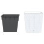 Planter with removable interior PP white rattan 37/64 L by vidaXL, Pots and planters - Ref: Foro24-364683, Price: 53,43 €, Di...