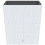 Planter with removable interior PP white rattan 37/64 L by vidaXL, Pots and planters - Ref: Foro24-364683, Price: 53,43 €, Di...