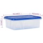 Food containers with lids 10 units PP by vidaXL, Storage baskets - Ref: Foro24-151919, Price: 13,99 €, Discount: %