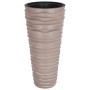 Removable inner planter PP ribbed mocha look 18/45 L by vidaXL, Pots and planters - Ref: Foro24-364691, Price: 60,99 €, Disco...