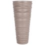 Removable inner planter PP ribbed mocha look 18/45 L by vidaXL, Pots and planters - Ref: Foro24-364691, Price: 60,99 €, Disco...