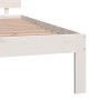 Estructura de cama madera maciza blanco Supe King 180x200 cm de vidaXL, Camas y somieres - Ref: Foro24-810511, Precio: 125,99...