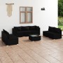 8-teiliges Gartenmöbel-Set und schwarze synthetische Rattankissen von vidaXL, Gartensets - Ref: Foro24-3102240, Preis: 895,30...