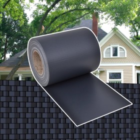 Dark Gray PVC Fence Panel 70x0.19m by vidaXL, fence panels - Ref: Foro24-41617, Price: 43,29 €, Discount: %