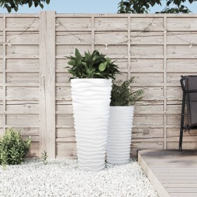 Removable inner pot PP ribbed appearance white 18/45 L by vidaXL, Pots and planters - Ref: Foro24-364692, Price: 60,99 €, Dis...