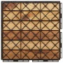 Terrace tiles 20 units teak wood vertical pattern 30x30 cm by vidaXL, Floors and carpets - Ref: Foro24-3152102, Price: 165,12...