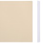 Cream PVC fence panel 70x0.19 m by vidaXL, fence panels - Ref: Foro24-147856, Price: 52,91 €, Discount: %