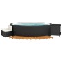 Acacia wood and black synthetic rattan whirlpool bathtub surround by vidaXL, Pool and spa accessories - Ref: Foro24-362259, P...