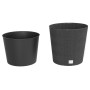 Removable interior planter PP rattan anthracite gray 35/37.5 L by vidaXL, Pots and planters - Ref: Foro24-364686, Price: 51,3...