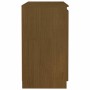 Solid pine wood auxiliary cabinet in honey brown color, measuring 60x36x65 cm. by vidaXL, Sideboards - Ref: Foro24-808101, Pr...