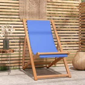 Gartenstuhl aus blauer Teakholz 56x105x96 cm von vidaXL, Gartenstühle - Ref: Foro24-43803, Preis: 61,04 €, Rabatt: %