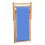 Silla de jardín de teca azul 56x105x96 cm de vidaXL, Sillas de jardín - Ref: Foro24-43803, Precio: 49,99 €, Descuento: %