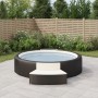 Whirlpool-Bänke und Kissen, 2 Stück, schwarzes synthetisches Rattan von vidaXL, Pool- und Spa-Zubehör - Ref: Foro24-362262, P...