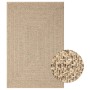 ZIZUR Jute-Look-Teppich für drinnen und draußen, 140 x 200 cm von vidaXL, Teppiche - Ref: Foro24-364832, Preis: 70,88 €, Raba...