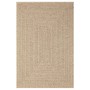 ZIZUR Jute-Look-Teppich für drinnen und draußen, 140 x 200 cm von vidaXL, Teppiche - Ref: Foro24-364832, Preis: 70,88 €, Raba...