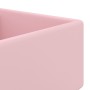 Lavabo lujoso cuadrado rebosadero cerámica rosa mate 41x41 cm de vidaXL, Lavabos - Ref: Foro24-146944, Precio: 76,99 €, Descu...