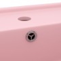 Lavabo lujoso cuadrado rebosadero cerámica rosa mate 41x41 cm de vidaXL, Lavabos - Ref: Foro24-146944, Precio: 76,99 €, Descu...