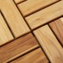 Terrace tiles 30 pcs solid teak wood 30x30 cm by vidaXL, Floors and carpets - Ref: Foro24-3152105, Price: 185,99 €, Discount: %