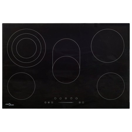 Vitrocerámica con 5 quemadores control táctil 90 cm 8500 W de vidaXL, Placas de cocina - Ref: Foro24-51441, Precio: 354,55 €,...