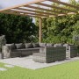 9-piece garden furniture set and gray synthetic rattan cushions by vidaXL, Garden sets - Ref: Foro24-3102421, Price: 1,00 €, ...