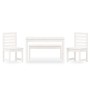 Garden dining set 4 pieces solid white pine wood by vidaXL, Garden sets - Ref: Foro24-3154702, Price: 325,99 €, Discount: %