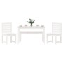 Garden dining set 4 pieces solid white pine wood by vidaXL, Garden sets - Ref: Foro24-3154702, Price: 325,99 €, Discount: %