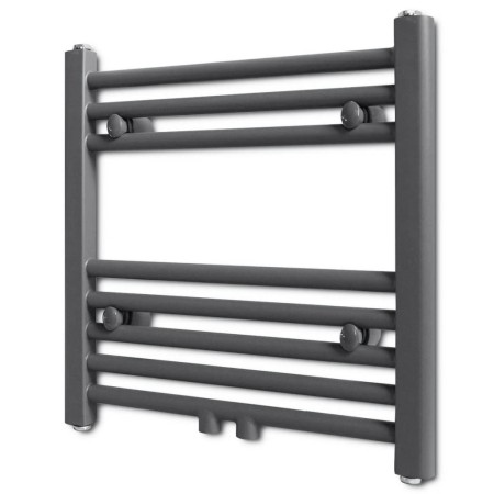 Gerader grauer Badheizkörper 480x480 mm von vidaXL, Heizkörper - Ref: Foro24-141888, Preis: 53,65 €, Rabatt: %