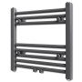 Straight gray bathroom towel radiator 480x480 mm by vidaXL, Radiators - Ref: Foro24-141888, Price: 53,65 €, Discount: %